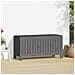 Contenitore Giardino Grigio 108x42,5x54 Cm Legno Massello Pino - Foto miniatura 2