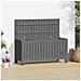 Contenitore Giardino Grigio 108x42,5x54 Cm Legno Massello Pino - Foto miniatura 3