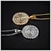 Collana Vintage In Acciaio Argento Della Vergine Maria - Collana Con Pendente Cattolico Da Donna - Foto miniatura 7