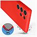 Cover Per Samsung S23 Ultra Semirigida Finitura Soft-touch Fast Cover Rossa - Foto miniatura 2