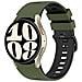 Cinturino Bicolore Per Samsung Galaxy Watch 4/5/6/6 Classic Green - Foto miniatura 3