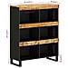 Credenza 85x33x107 Cm In Legno Massello Di Mango - Foto miniatura 3