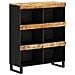 Credenza 85x33x107 Cm In Legno Massello Di Mango - Foto miniatura 1