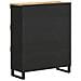 Credenza 85x33x107 Cm In Legno Massello Di Mango - Foto miniatura 8