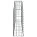 Cesto Gabbione Ad Arco 200x30x80/100 Cm Ferro Zincato - Foto miniatura 3