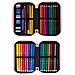 Astuccio Doppio Milan Fun Animals Arancio 19,5 X 13 X 5 Cm 36 Pezzi - Foto miniatura 4