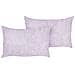Set Di 2 Cuscini Millet Velluto A Coste 47 X 27 Cm Tinta Unita Viola - Foto miniatura 2