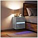 Comodino A Parete Con Luci Led Grigio Cemento - Foto miniatura 3