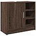 Mobile Lavabo Rovere Fumo 63x29x55 Cm In Truciolare - Foto miniatura 2