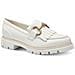 Bello Loafers Mocassino Sintetico E Tessile Scarpe Donna Bianco Eu 38, 2-24703-42 100 - Foto miniatura 1