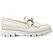 Bello Loafers Mocassino Sintetico E Tessile Scarpe Donna Bianco Eu 38, 2-24703-42 100 - Foto miniatura 2