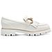 Bello Loafers Mocassino Sintetico E Tessile Scarpe Donna Bianco Eu 38, 2-24703-42 100 - Foto miniatura 3
