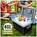 Cf1155blk Frigorifero Portatile Da Viaggio Termoelettrico 40 Litri Ac /dc 12v / 220 - 240v 58 W Nero - Foto miniatura 4
