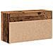 Scarpiera Legno Antico 80x30x45 cm in Legno Multistrato - Foto miniatura 6