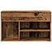 Scarpiera Legno Antico 80x30x45 cm in Legno Multistrato - Foto miniatura 4
