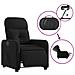 Poltrona Elettrica Reclinabile Nera In Tessuto - Foto miniatura 4