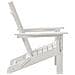 Sedia Adirondack pieghevole Bianca 74.5x80.5x90 cm HDPE - Foto miniatura 5