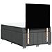 Giroletto a Molle con Materasso Grigio Scuro 120x190cm Tessuto - Foto miniatura 8