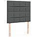 Giroletto a Molle con Materasso Grigio Scuro 120x190cm Tessuto - Foto miniatura 9
