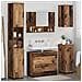 Set di mobili per il bagno 5 pcs Legno vecchio 30 x 35 x 192 cm - Foto miniatura 4