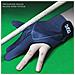 Guanto Da Biliardo A 3 Dita Antiscivolo Ad Alta Elasticità - Guanto Intero In Nylon Per Prestazioni Superiori Negli Sport Con Stecca Black+purple - Foto miniatura 2