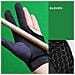 Guanto Da Biliardo A 3 Dita Antiscivolo Ad Alta Elasticità - Guanto Intero In Nylon Per Prestazioni Superiori Negli Sport Con Stecca Black+purple - Foto miniatura 3