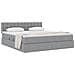 Letto con contenitore e materasso Grigio chiaro 160 x 200 cm - Foto miniatura 3