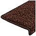 Tappetini per scale 20 pz 65x21x4 cm Marrone Bordo rettangolare - Foto miniatura 6