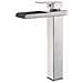 Rubinetto per lavabo da bagno, Blackswan, Cascada Tipo M33, modello nichel, misura 31,5 cm - Foto miniatura 1