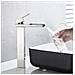 Rubinetto per lavabo da bagno, Blackswan, Cascada Tipo M33, modello nichel, misura 31,5 cm - Foto miniatura 3