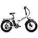 Fat Pieghevole 20'' - E-bike Pieghevole In Alluminio, Ruote Fat 20'', Cambio 7 Velocità, Motore 250 W, Batteria 36v X 12,5 Ah - Bianco - Foto miniatura 1