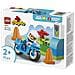 DUPLO 10471 Motocicletta Blu della Polizia, Gioco Didattico 2+ per la Motricità Fine con Moto e Poliziotto, Idea Regalo - Foto miniatura 9