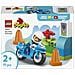 DUPLO 10471 Motocicletta Blu della Polizia, Gioco Didattico 2+ per la Motricità Fine con Moto e Poliziotto, Idea Regalo - Foto miniatura 1