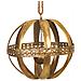 Sfera Decorativa In Metallo Dorato 20x20x23h - Foto miniatura 2