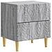 Comodino Sonoma grigio 43 x 34,5 x 48 cm Legno ingegnerizzato - Foto miniatura 1