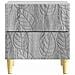 Comodino Sonoma grigio 43 x 34,5 x 48 cm Legno ingegnerizzato - Foto miniatura 3