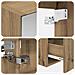 Set di Armadi da Bagno 4 pcs Rovere Artigianale - Foto miniatura 9
