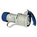 Presa Ind. "2p+t" 16a Blu Ip44 - Foto miniatura 2