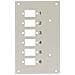 I-CASE DIN-SPL6SCS - Pannello Frontale 6 Connessioni SC-Simplex per Box Ottico - Foto miniatura 1