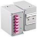 I-CASE DIN-SPL6SCS - Pannello Frontale 6 Connessioni SC-Simplex per Box Ottico - Foto miniatura 4