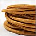 Cavo Elettrico Tondo Rivestito In Tessuto Colorato Whiskey Bronzo 50 Metri 2x0,75 Rotondo Per Lampadari, Lampade, Abat Jour, Design. Made In Italy! - Foto miniatura 2