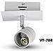 Porta Faretti Led Gu10 Incasso Orientabile 360°track Light Vt-788 3617 - Foto miniatura 1