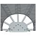 Tenda Laterale per Terrazza Pieghevole Grigio 160 cm - Foto miniatura 8