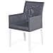 Set Di 2 Sedie Da Giardino Grigie Bacoli - Foto miniatura 5
