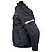 Giacca Moto Sport Tessuto Protezioni Ce Impermeabile Ventilata Nero S - Foto miniatura 4