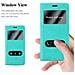 Custodia Compatibile Con Apple Iphone X / Xs In Turchese Menta - Coperchio Protettivo Con Chiusura Magnetica, Funzione Stand E 2 Finestre Di Visualizzazione - Foto miniatura 6