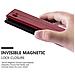 Custodia Compatibile Con Sony Xperia Z3 Compact In Rosso Mela - Coperchio Protettiva Con Chiusura Magnetica, Funzione Stand E Tasca Per Le Carte - Foto miniatura 8