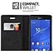 Custodia Compatibile Con Sony Xperia Z3 Compact In Rosso Mela - Coperchio Protettiva Con Chiusura Magnetica, Funzione Stand E Tasca Per Le Carte - Foto miniatura 9