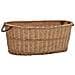 Cesta Per Legna Con Maniglie 88x57x34cm Salice Naturale - Foto miniatura 1