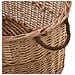 Cesta Per Legna Con Maniglie 88x57x34cm Salice Naturale - Foto miniatura 6